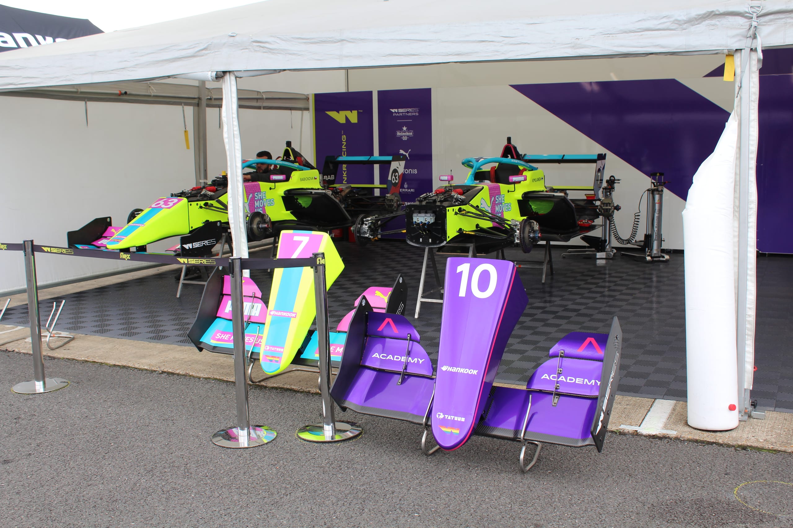 F1 paddock at the British Grand Prix