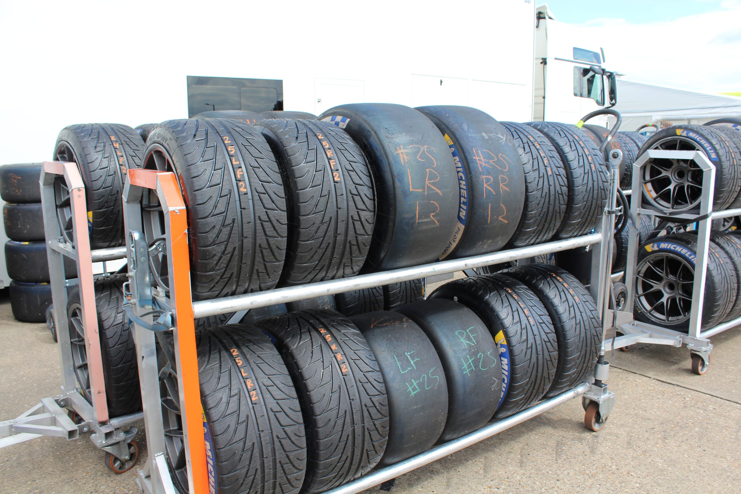 F1 paddock at the British Grand Prix