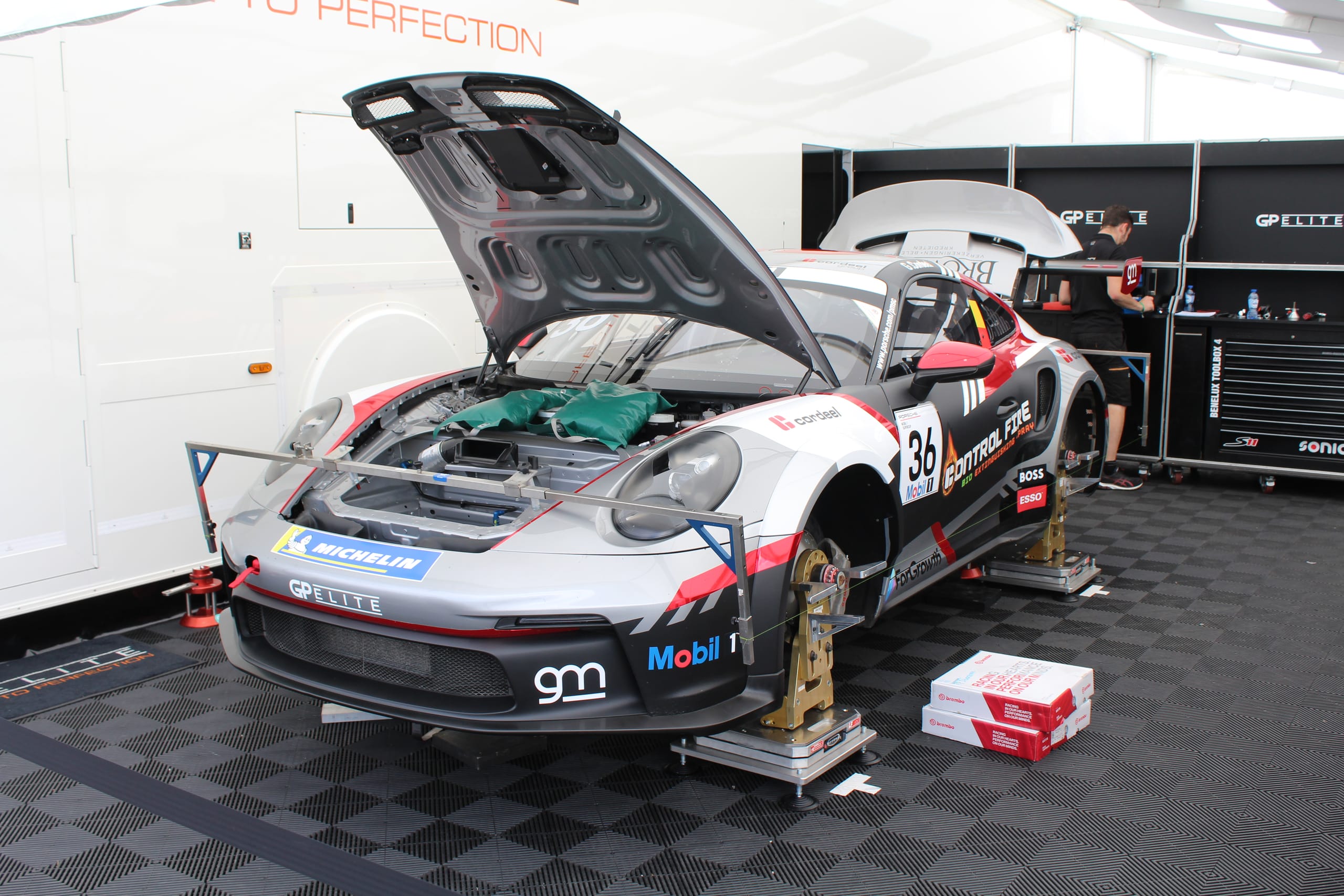 F1 paddock at the British Grand Prix