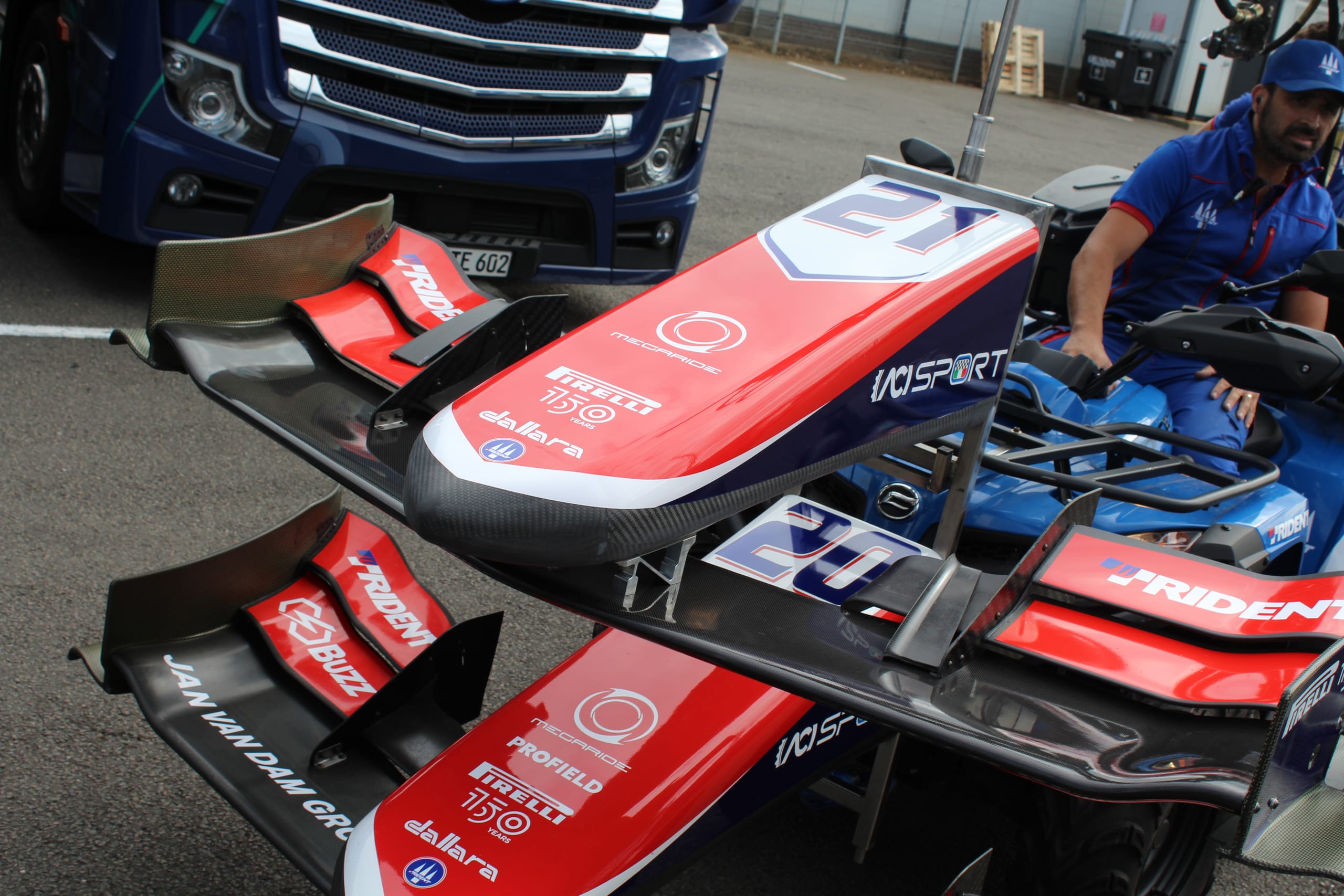 F1 paddock at the British Grand Prix