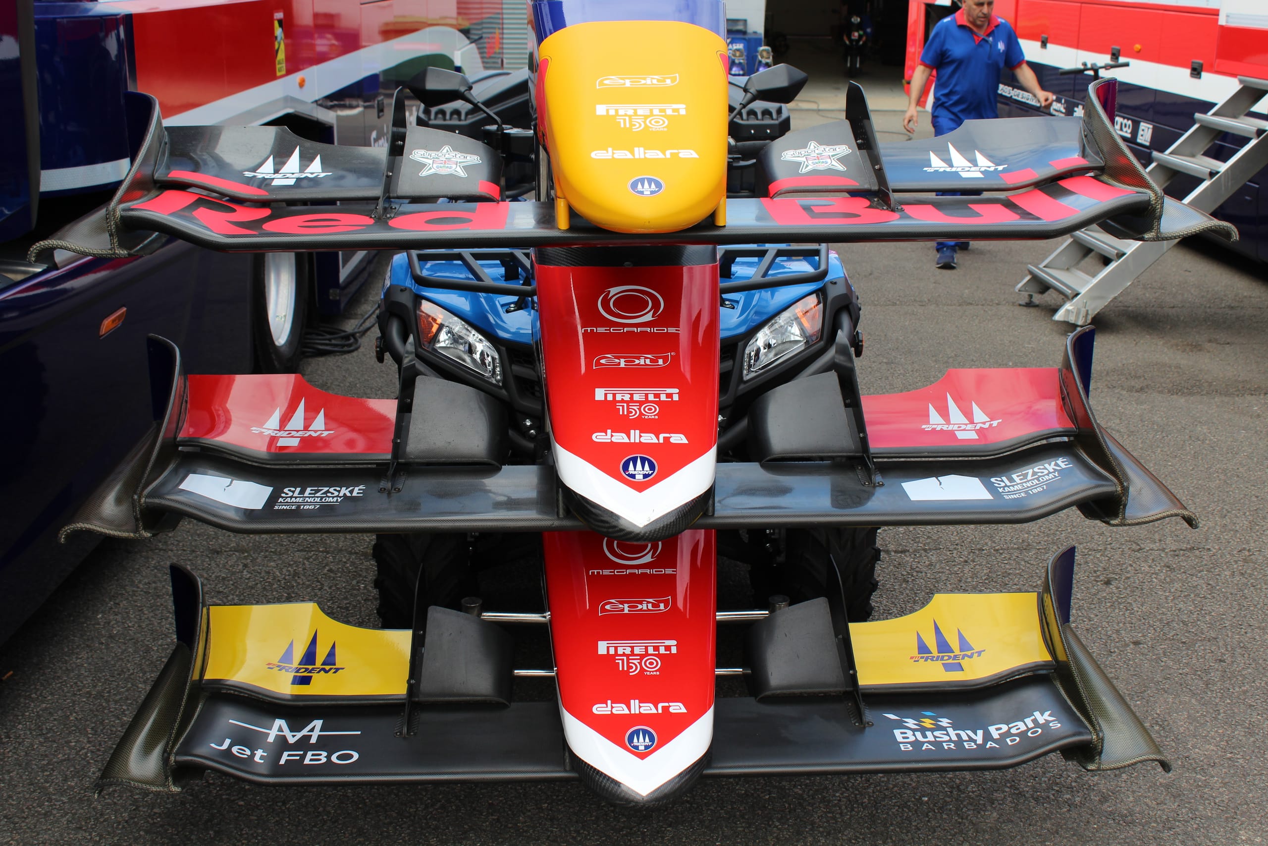 F1 paddock at the British Grand Prix