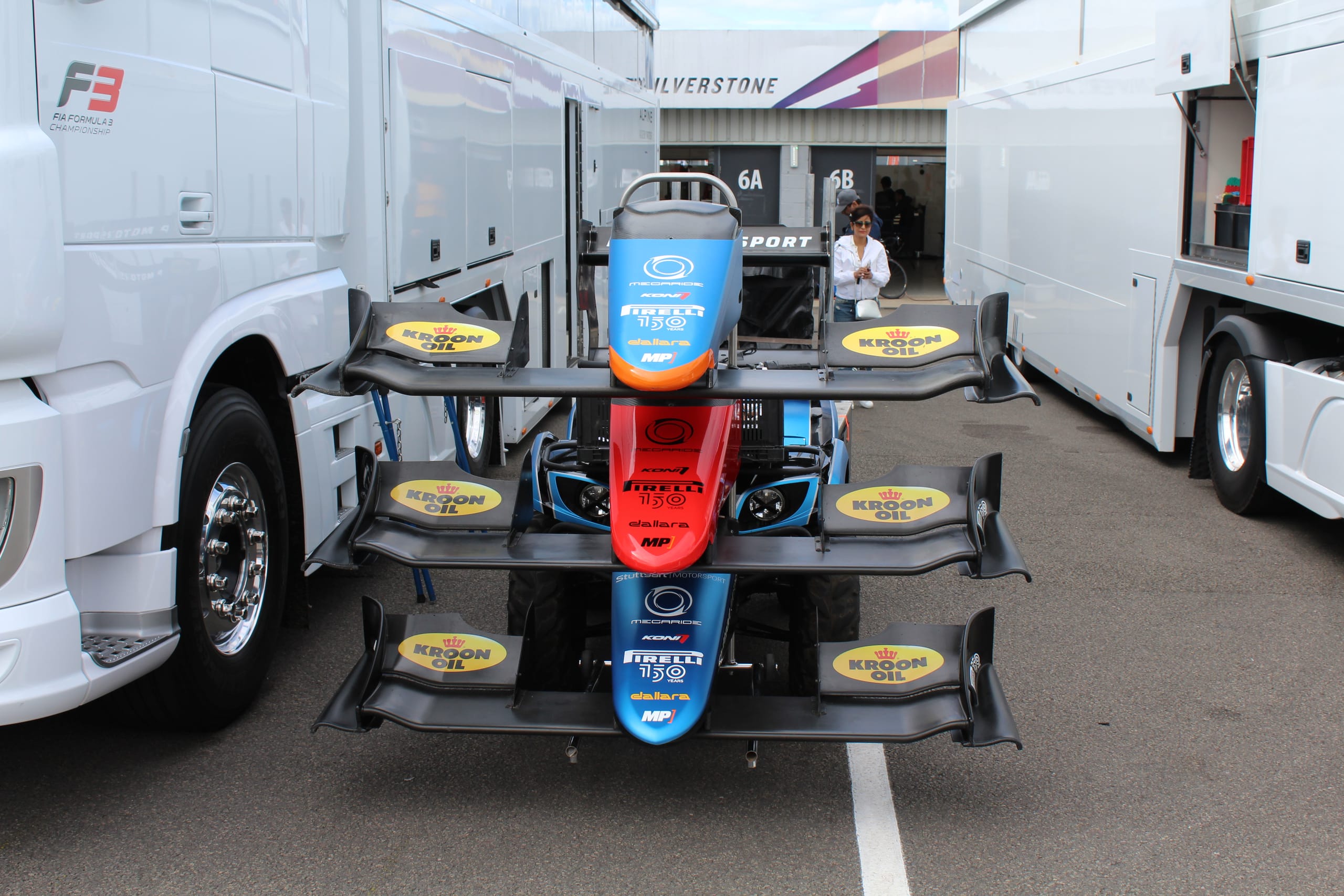 F1 paddock at the British Grand Prix