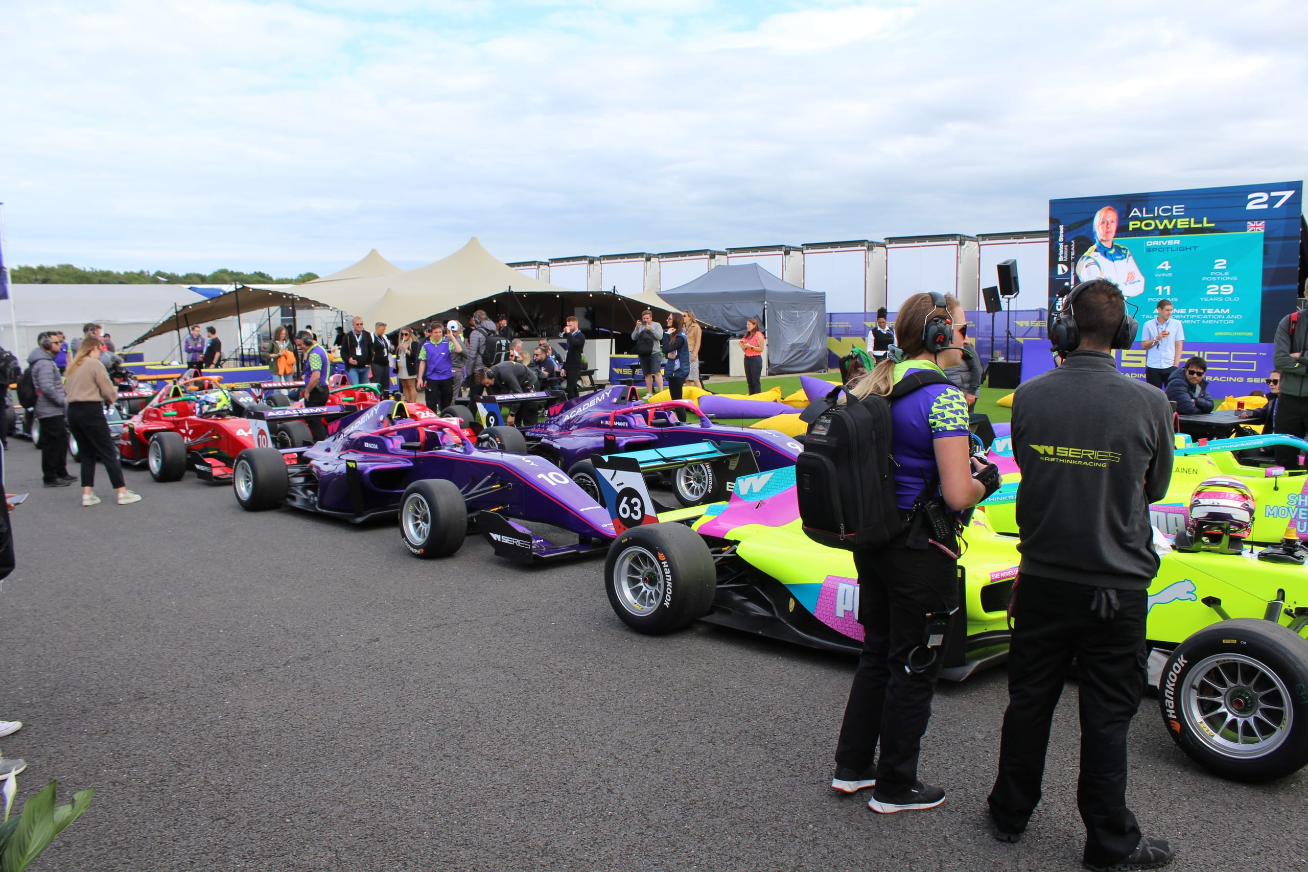 F1 paddock at the British Grand Prix