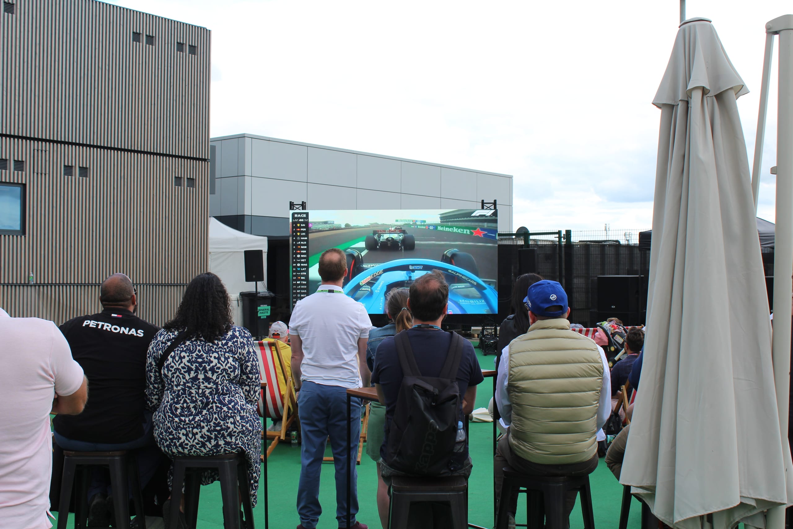 F1 paddock at the British Grand Prix