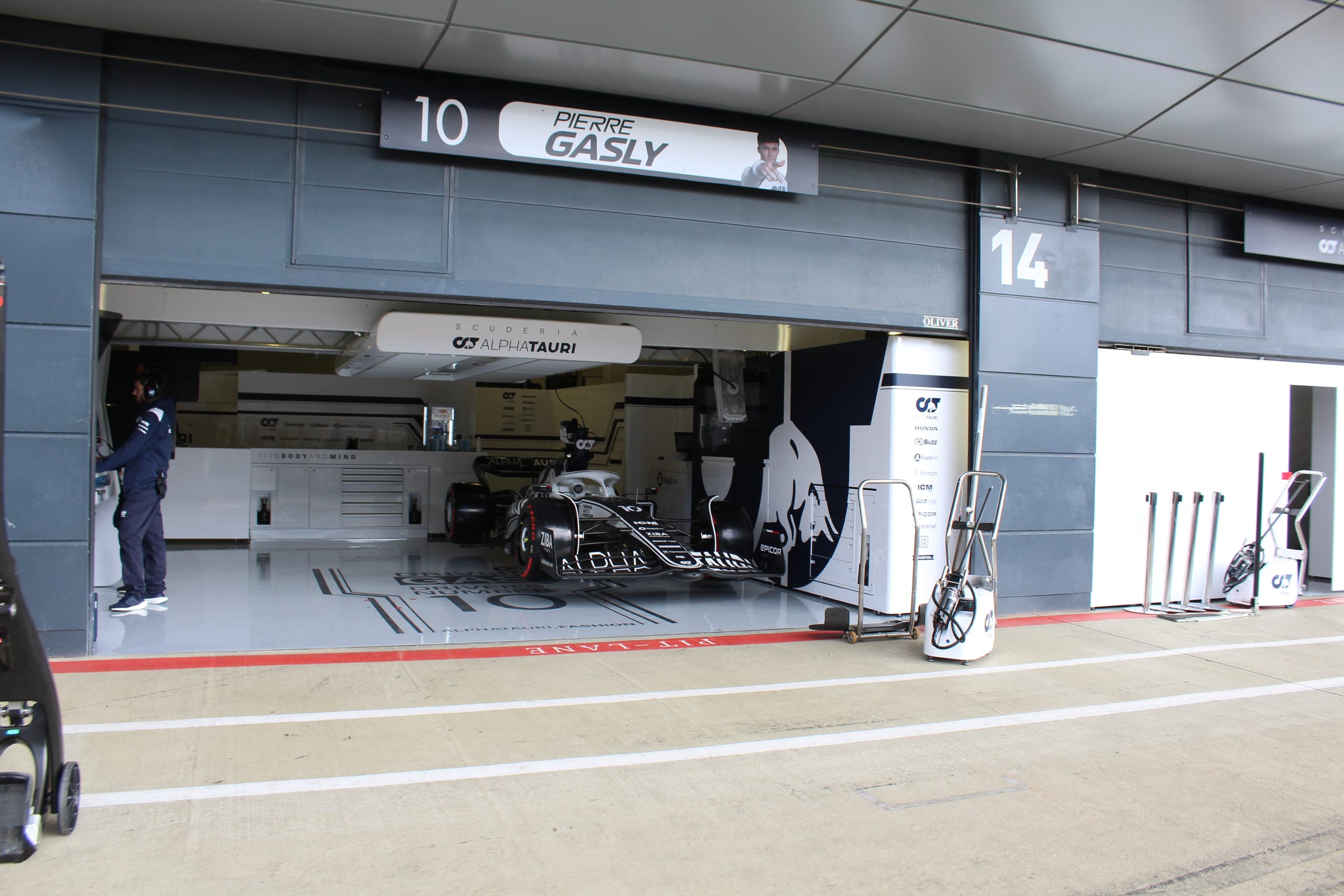 F1 paddock at the British Grand Prix
