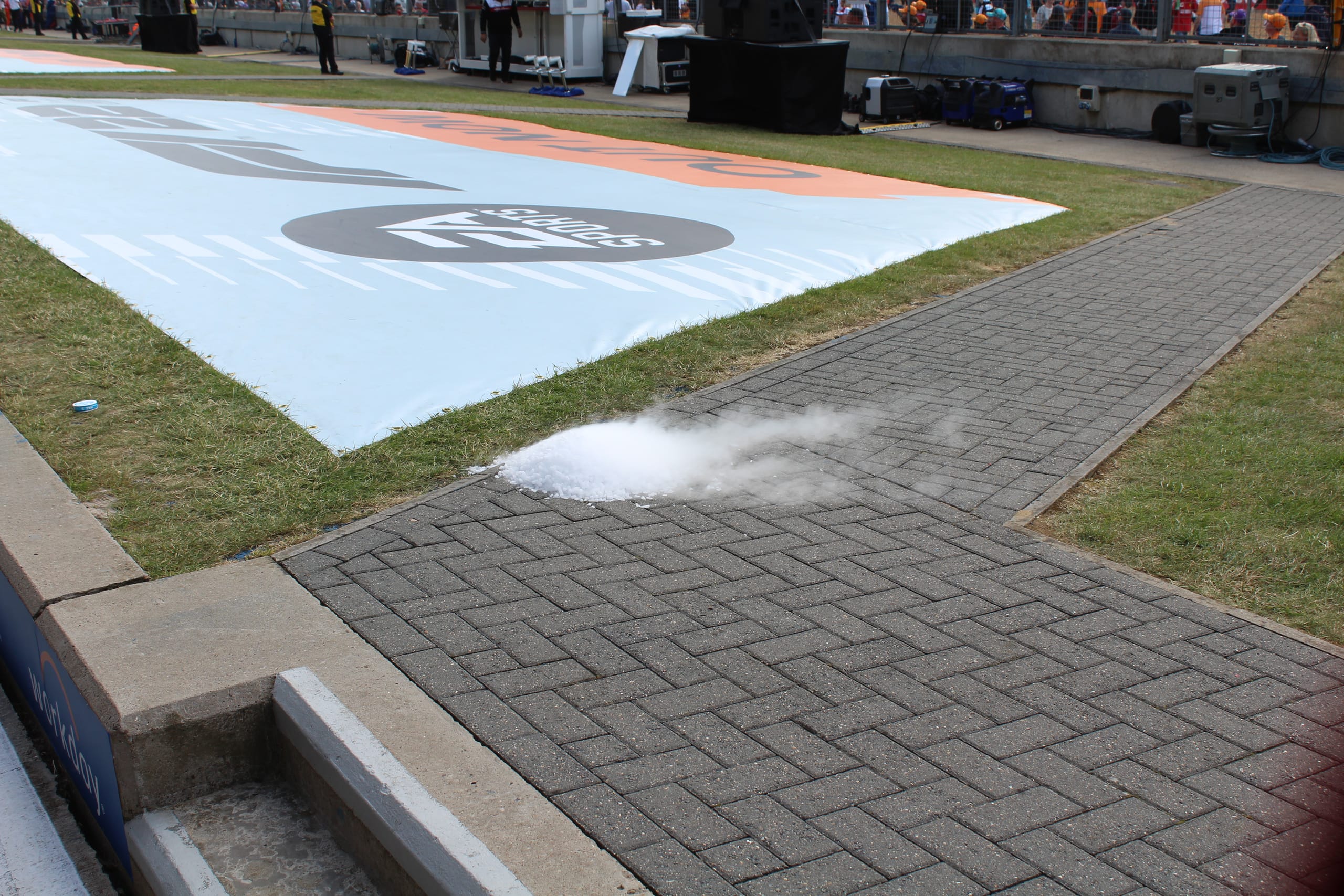 F1 paddock at the British Grand Prix