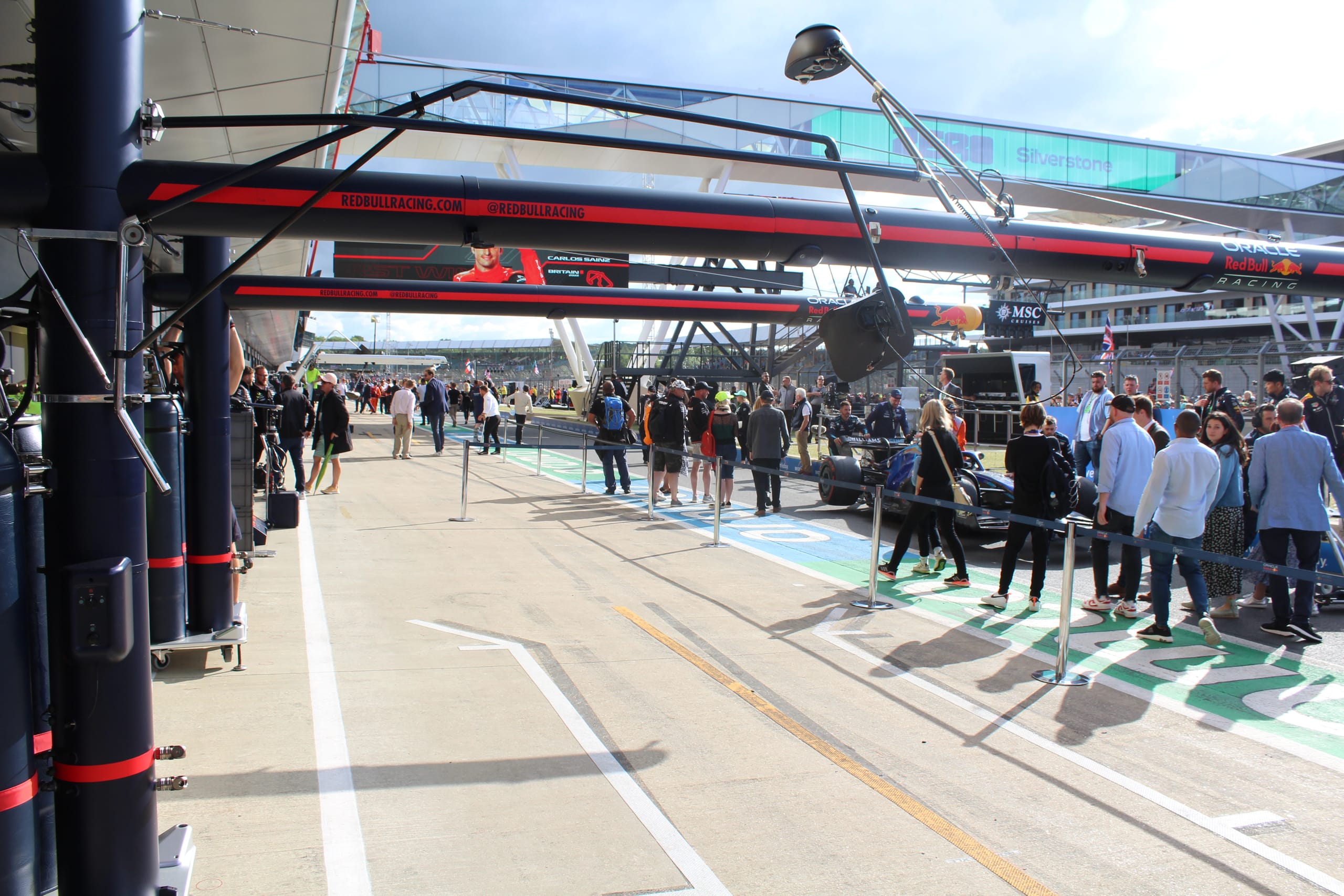 F1 paddock at the British Grand Prix