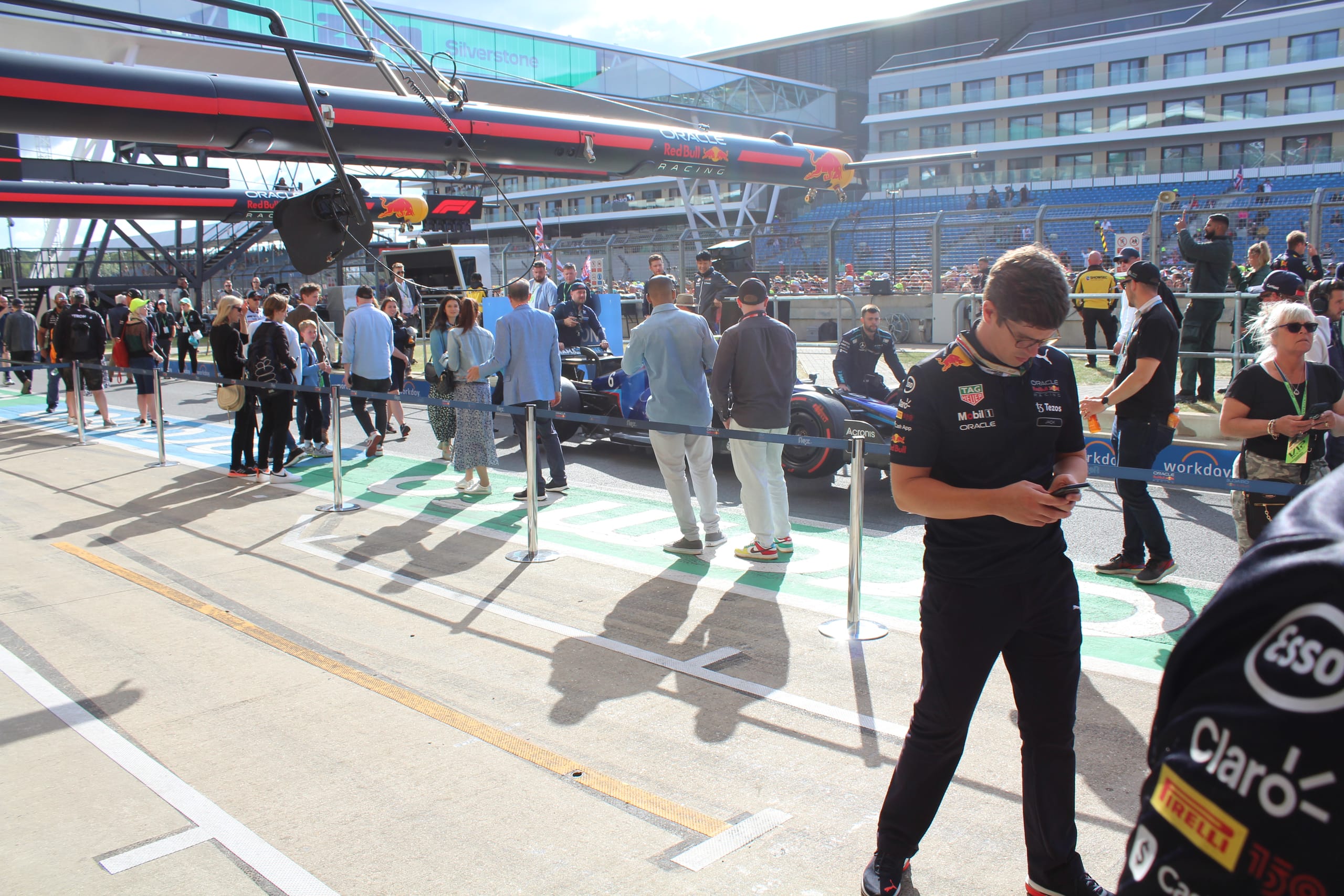 F1 paddock at the British Grand Prix