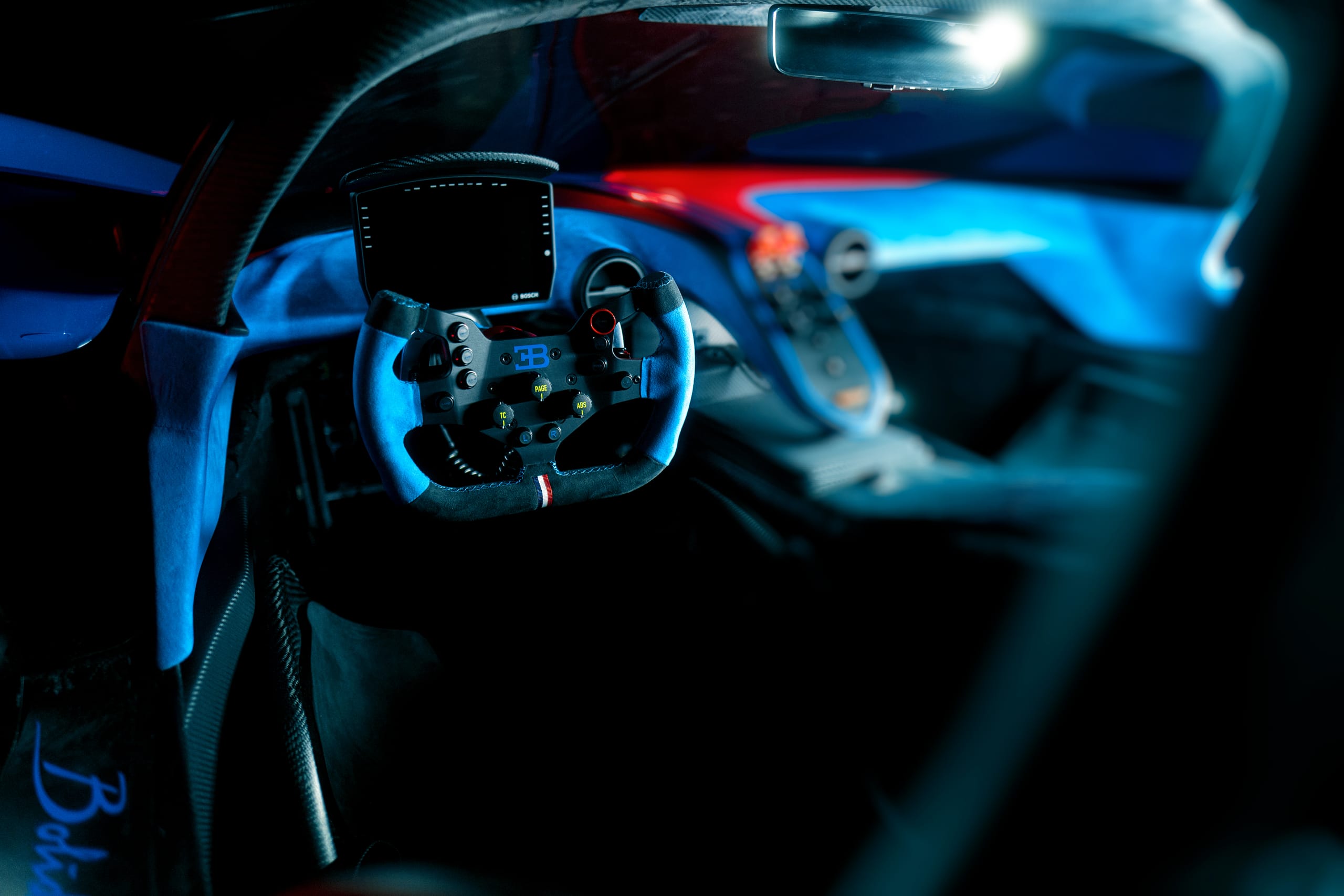 Bugatti Bolide interior