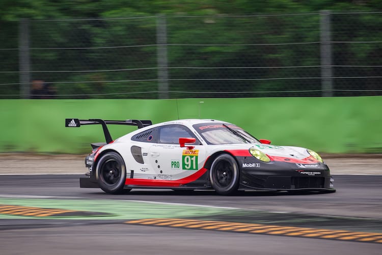 Figure 2: Porsche 911 RSR in LM GTE specification — the reference vehicle used to define the target speed range for the rear wing design study