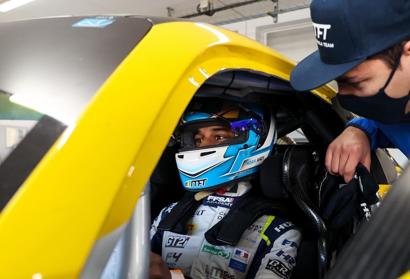 MFT x Wavey Dynamics young driver Noah Andy focused and ready to race